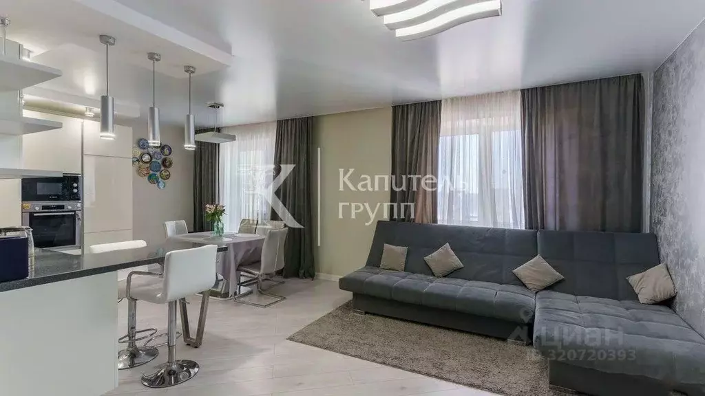 2-к кв. Тюменская область, Тюмень Ямская ул., 86 (92.4 м) - Фото 1