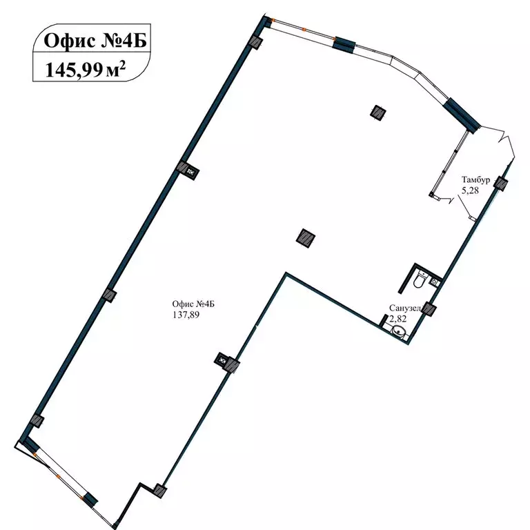 Офис (143 м) - Фото 2