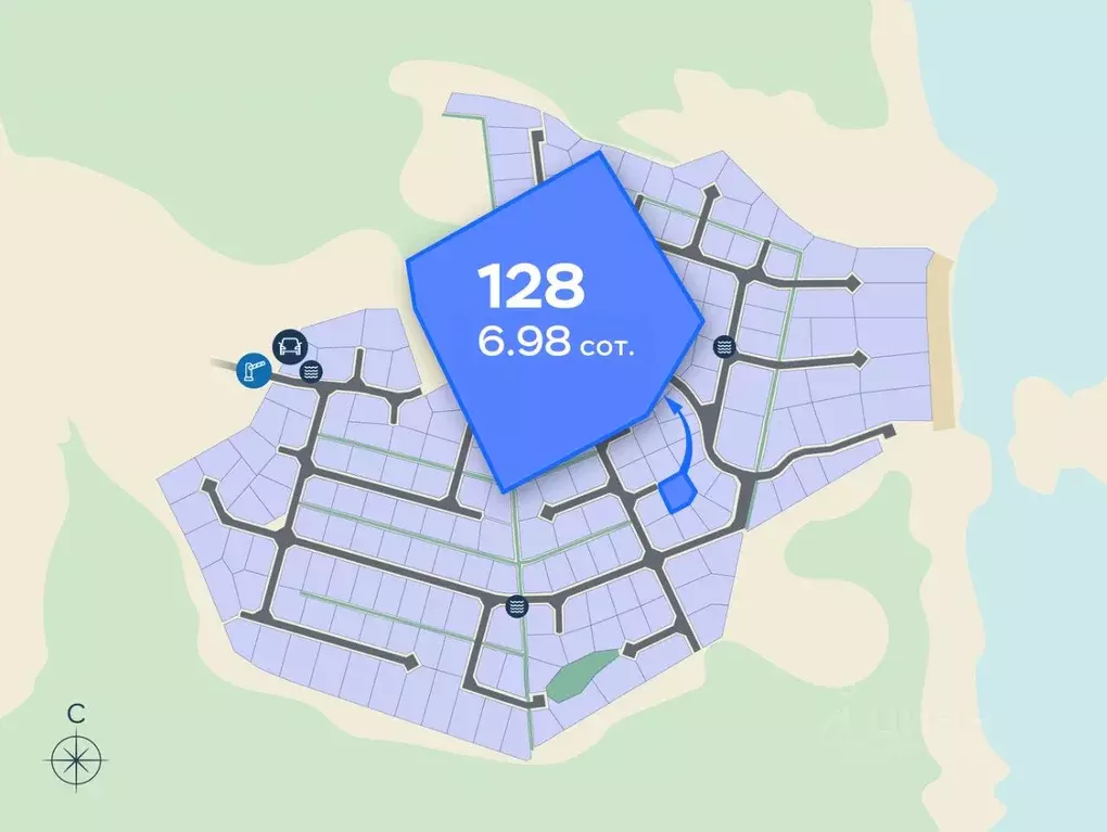 Участок в Ленинградская область, Приозерский район, Ромашкинское ... - Фото 2