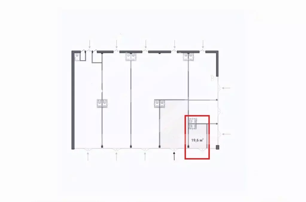 Торговая площадь в Москва Тушинская ул., 24С15 (20 м) - Фото 2