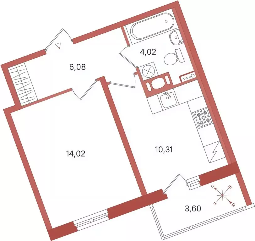 1-к кв. Ленинградская область, Сертолово Всеволожский район, Новое ... - Фото 1
