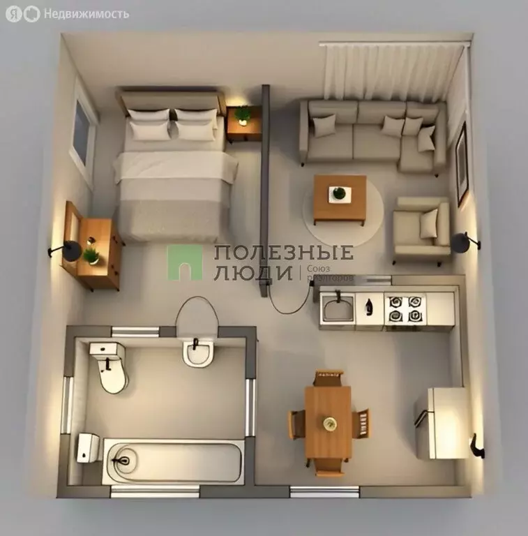 1-комнатная квартира: Белгород, Студенческая улица, 10 (21.1 м) - Фото 2