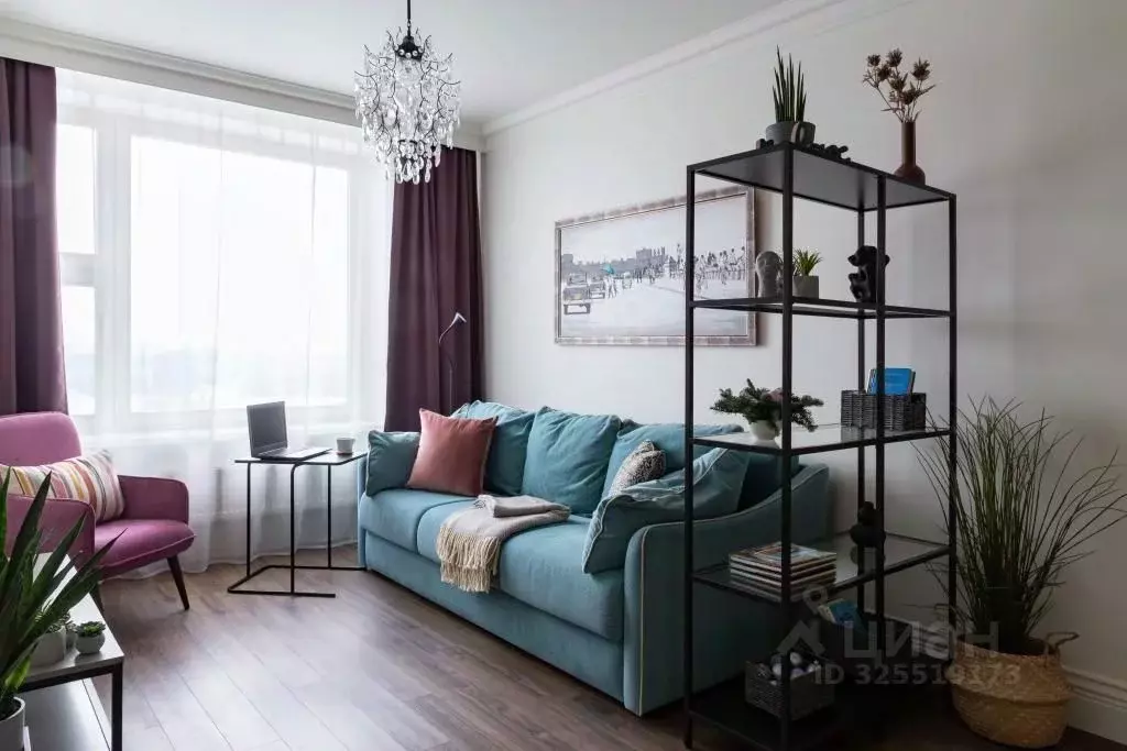 1-к кв. Москва Карамышевская наб., 34 (45.0 м) - Фото 1