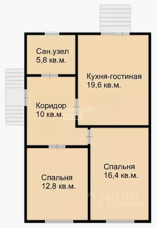 Дом в Краснодарский край, Северский район, Ильское городское ... - Фото 1