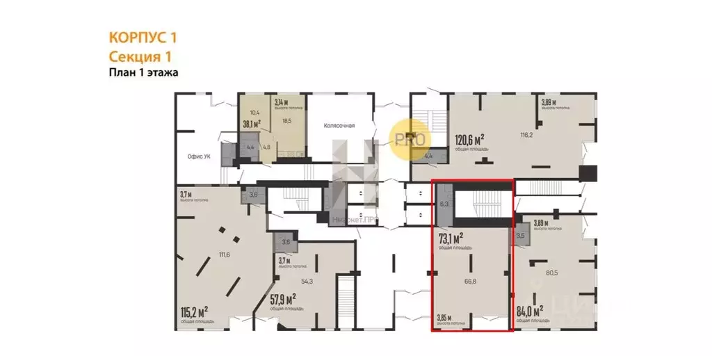 Торговая площадь в Свердловская область, Екатеринбург Втузгородок ... - Фото 2