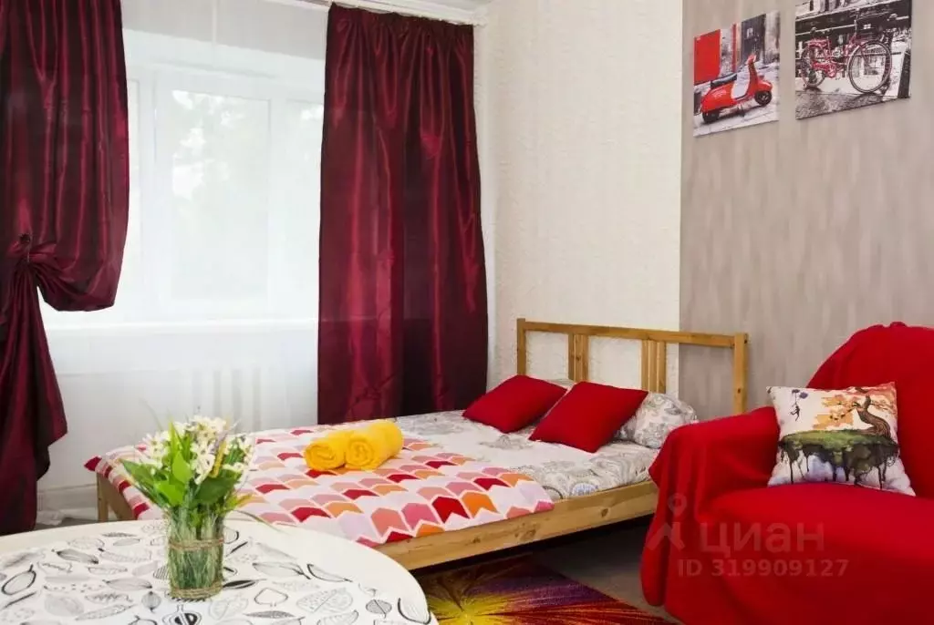 1-к кв. Омская область, Омск бул. Победы, 1 (33.0 м) - Фото 0