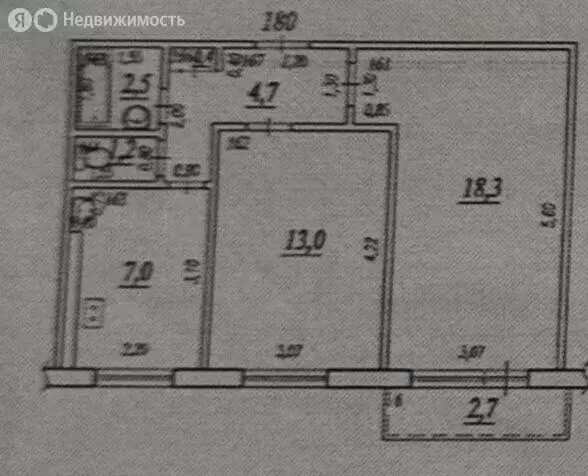 2-комнатная квартира: Самара, улица Фадеева, 63 (47.1 м) - Фото 1