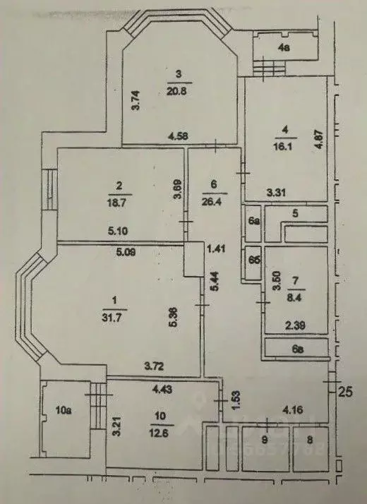 4-к кв. Москва просп. Вернадского, 37к1А (147.6 м) - Фото 1