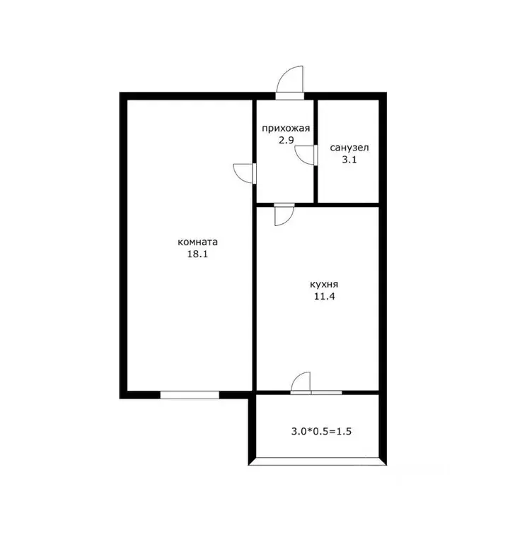 1-к кв. Адыгея, Тахтамукайский район, Старобжегокайское с/пос, Новая ... - Фото 2