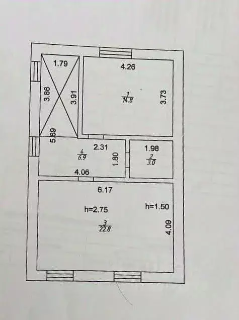 Дом в Татарстан, Казань ул. 2-я Центральная, 139Б (110 м) - Фото 1