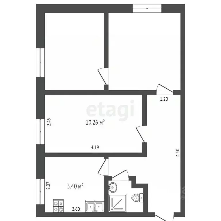 3-к кв. Тамбовская область, Тамбов городской округ, пос. Строитель, ... - Фото 2