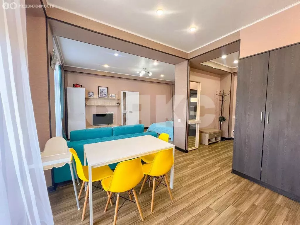 Квартира-студия: Адлер, Белорусская улица, 8 (42 м) - Фото 1