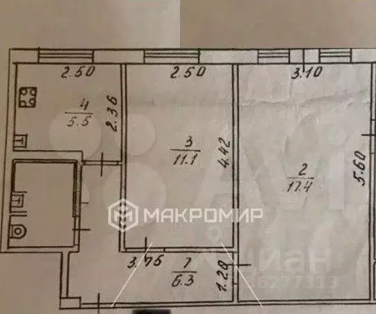 2-к кв. Кировская область, Киров ул. Горького, 35а (42.4 м) - Фото 2