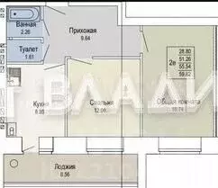 2-к кв. Марий Эл, Йошкар-Ола ул. Дружбы, 111 (60.0 м) - Фото 2