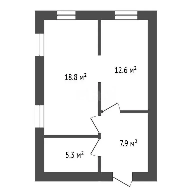 1-комнатная квартира: Белоусово, Строительная улица, 11 (44.6 м) - Фото 0