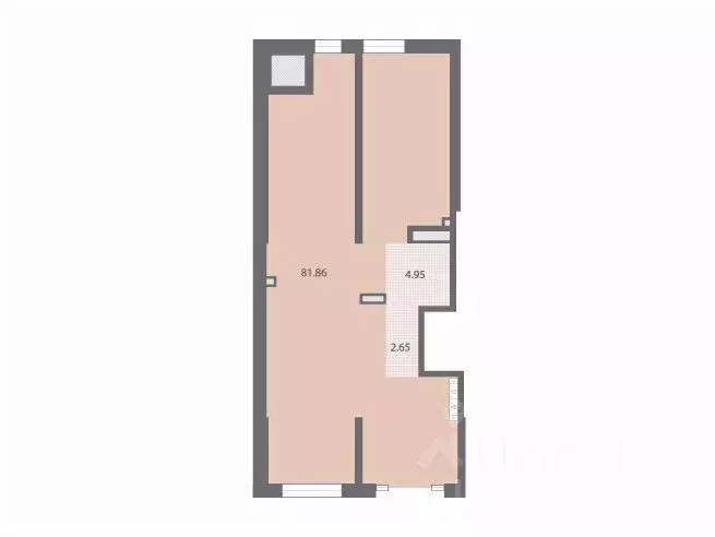 Помещение свободного назначения в Санкт-Петербург № 54 муниципальный ... - Фото 1