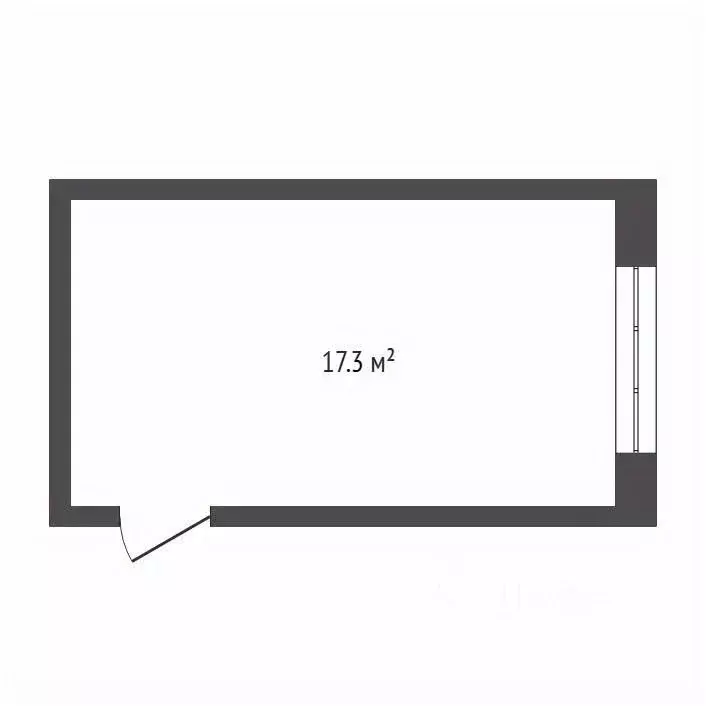 Комната Тюменская область, Тюмень ул. Котовского, 13 (17.3 м) - Фото 2