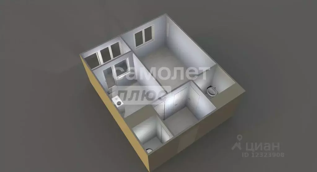 1-к кв. Московская область, Подольск ул. Генерала Варенникова, 2 (34.2 ... - Фото 2