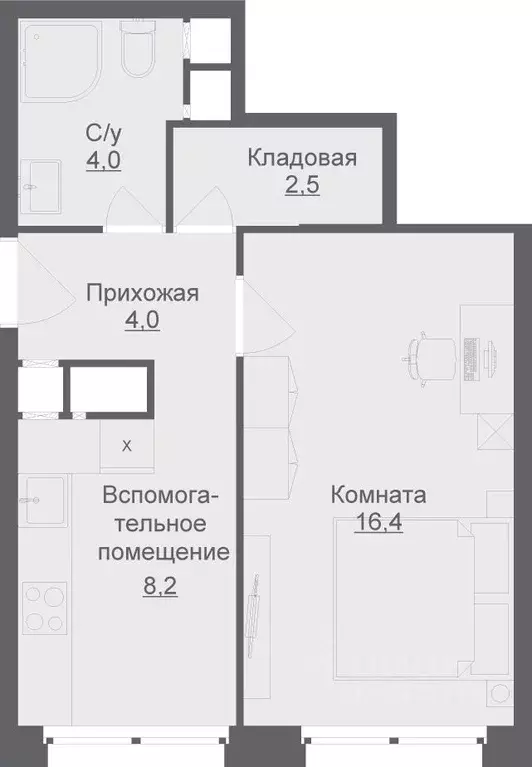 1-к кв. Московская область, Люберцы Шоссейная ул., 42с3 (35.1 м) - Фото 0