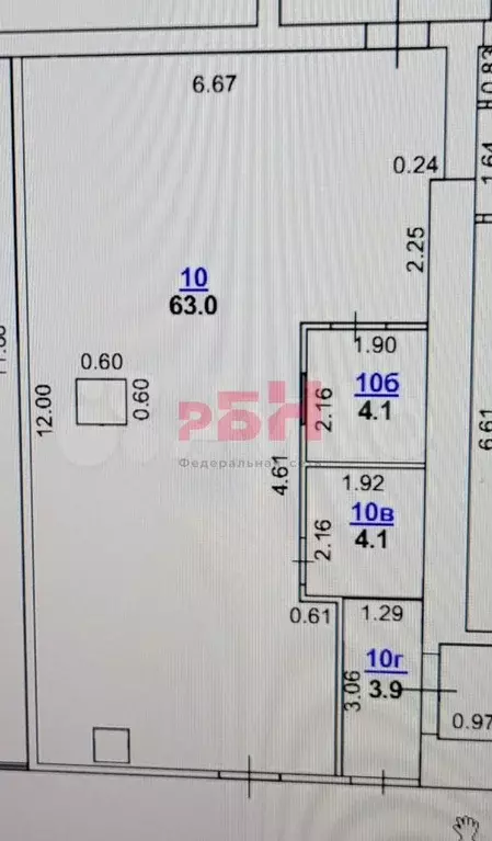 Помещение в трц Плаза площадью 80 кв.м - Фото 0