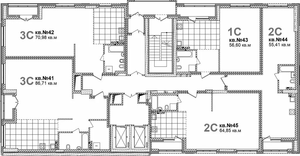 3-к кв. Новосибирская область, Новосибирск Садовая ул., 17 (71.0 м) - Фото 1