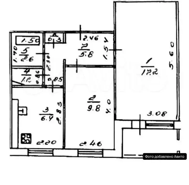 2-к кв. Башкортостан, Уфа Бакалинская ул., 70/2 (45.0 м) - Фото 1