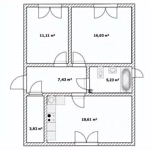 Дом в Краснодарский край, Новороссийск городской округ, Семигорский ... - Фото 2