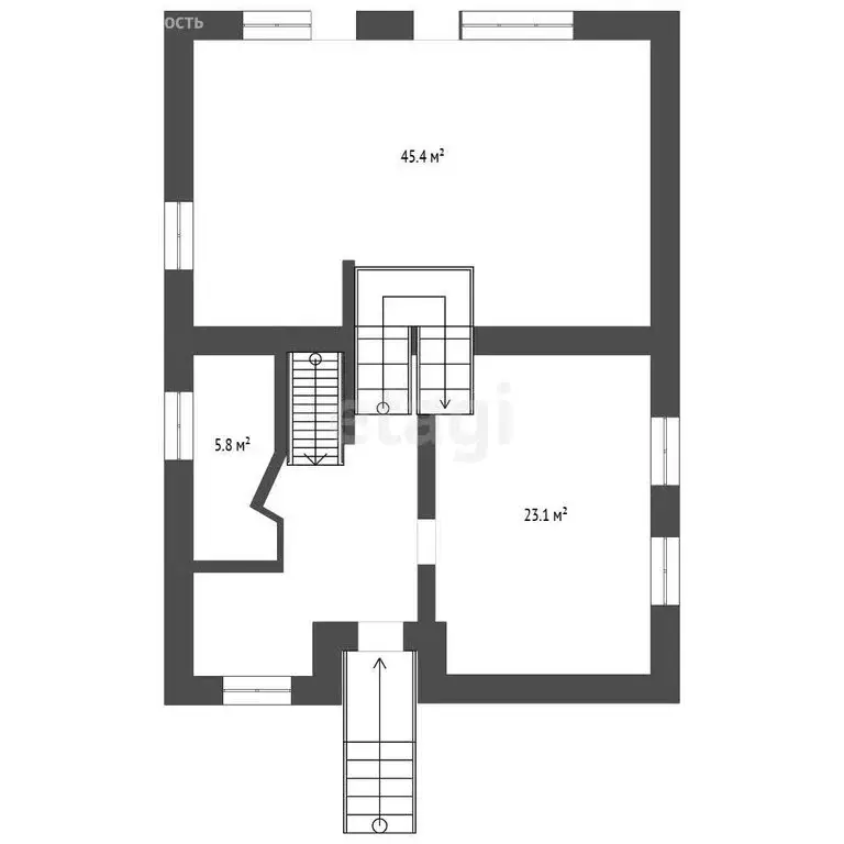 Дом в деревня Новоподклетное, Донская улица (207.9 м) - Фото 2