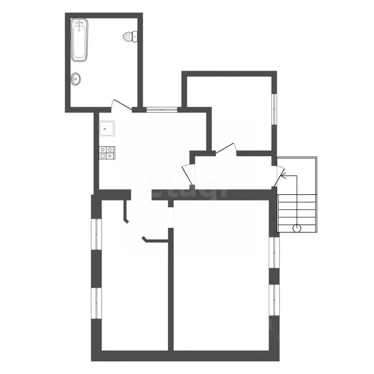 Дом в Тульская область, Тула Оружейный пер., 34А (57 м) - Фото 2