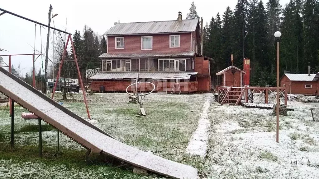 Дом в Карелия, Питкярантский муниципальный округ, д. Янис ул. Полевая, ... - Фото 1