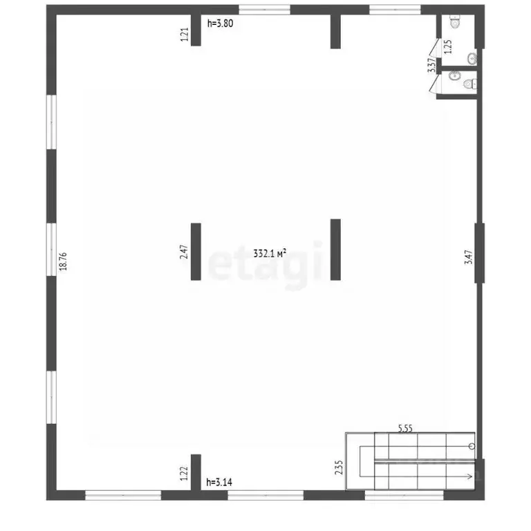Помещение свободного назначения в Костромская область, Кострома ул. ... - Фото 1