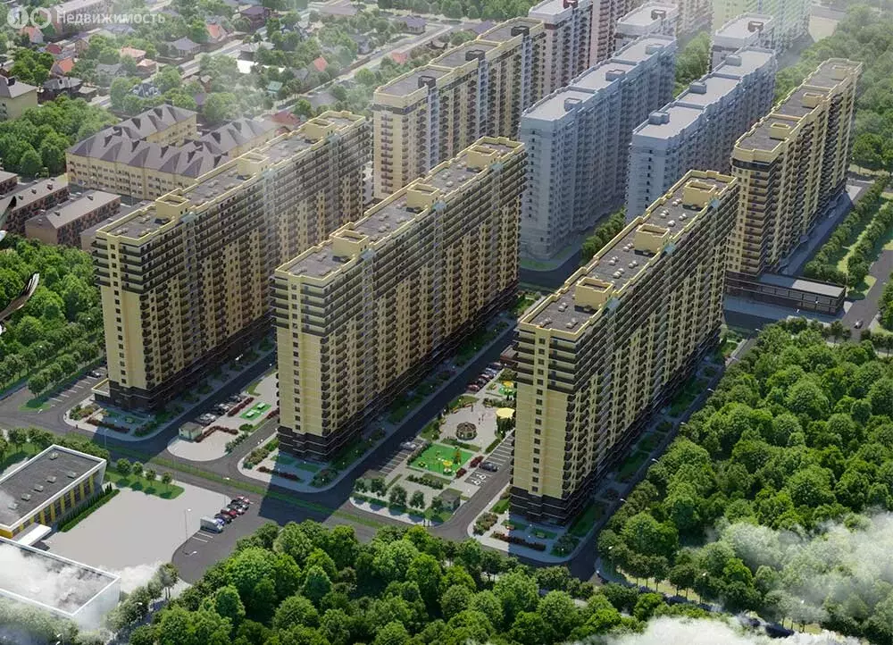 1-комнатная квартира: Краснодар, улица Евгении Жигуленко, 13 (33.4 м) - Фото 1