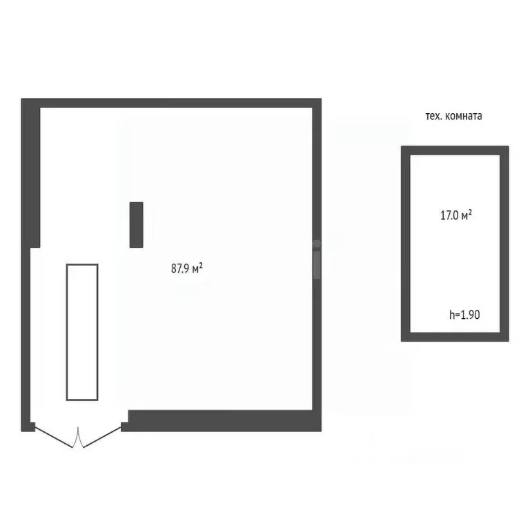 Склад в Красноярский край, Красноярск ул. Дубенского, 6А (105 м) - Фото 2