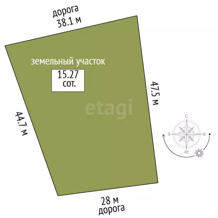 Участок в Шарья, улица Декабристов (15.9 м) - Фото 1