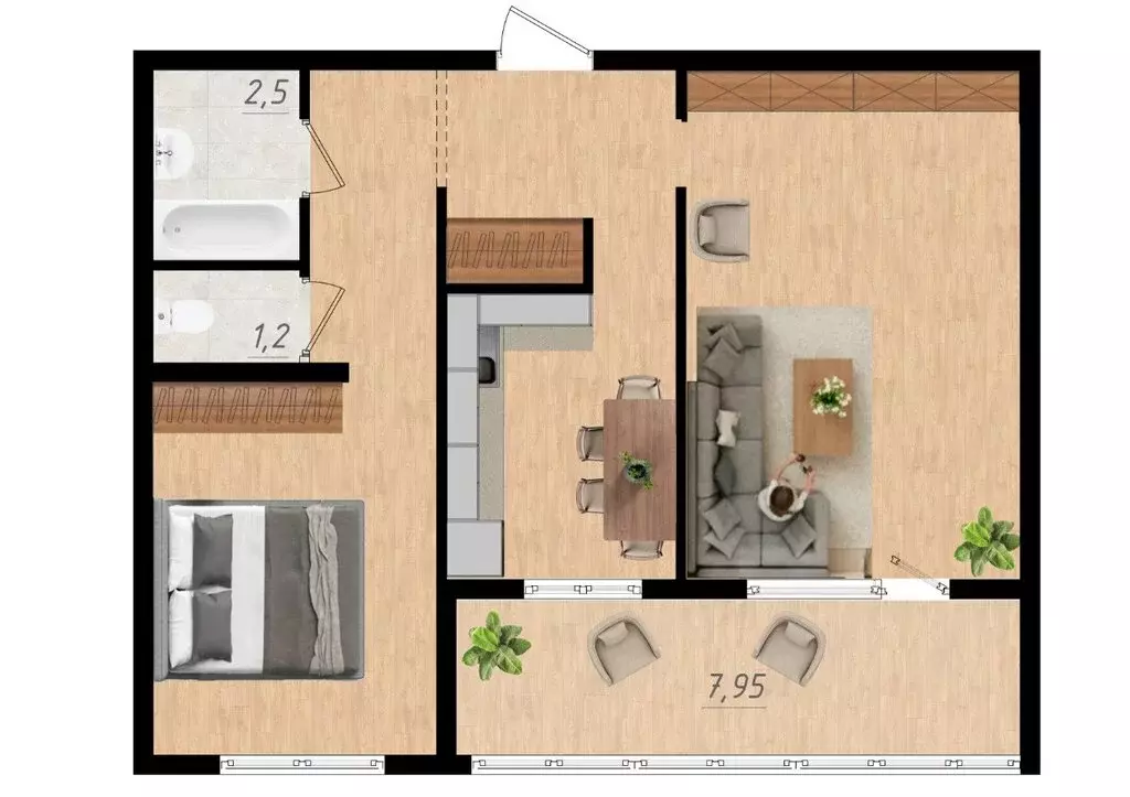 2-комнатная квартира: Екатеринбург, улица Чкалова, 143 (49 м) - Фото 1