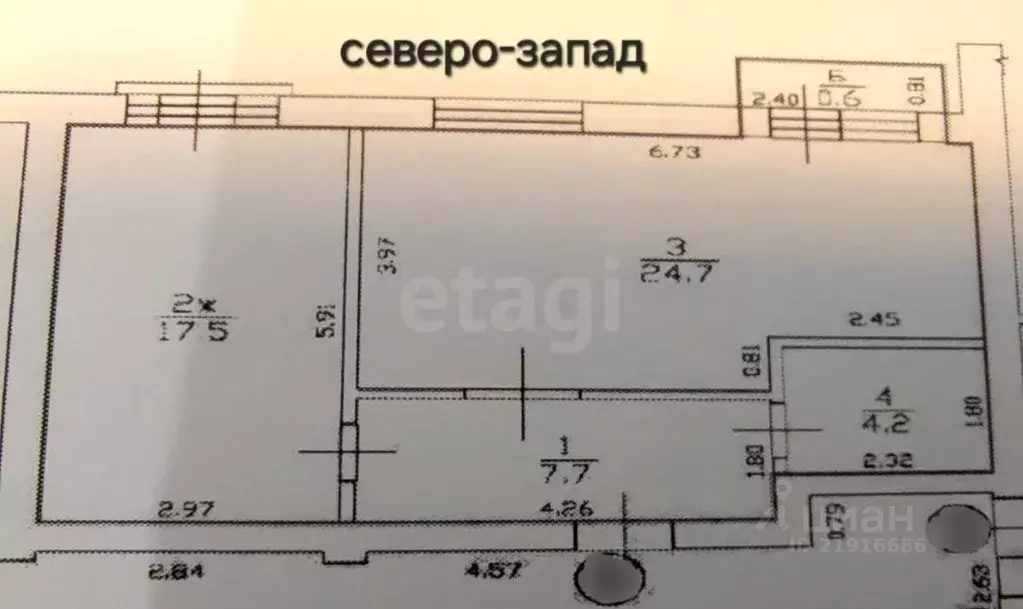 1-к кв. Калининградская область, Пионерский ул. Стрелецкого, 13А (54.1 ... - Фото 2