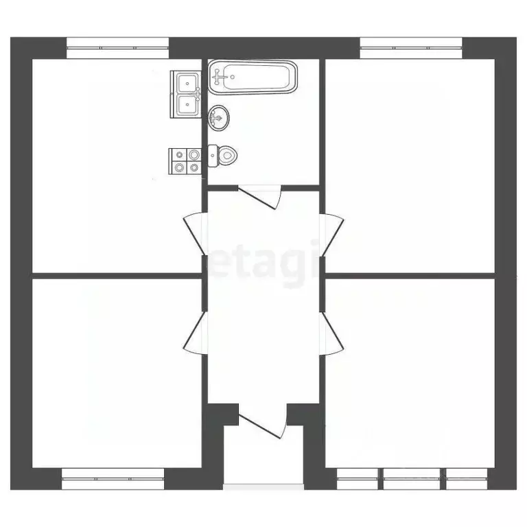 Дом в Ярославская область, Некрасовское рп ул. Советская, 69 (120 м) - Фото 2