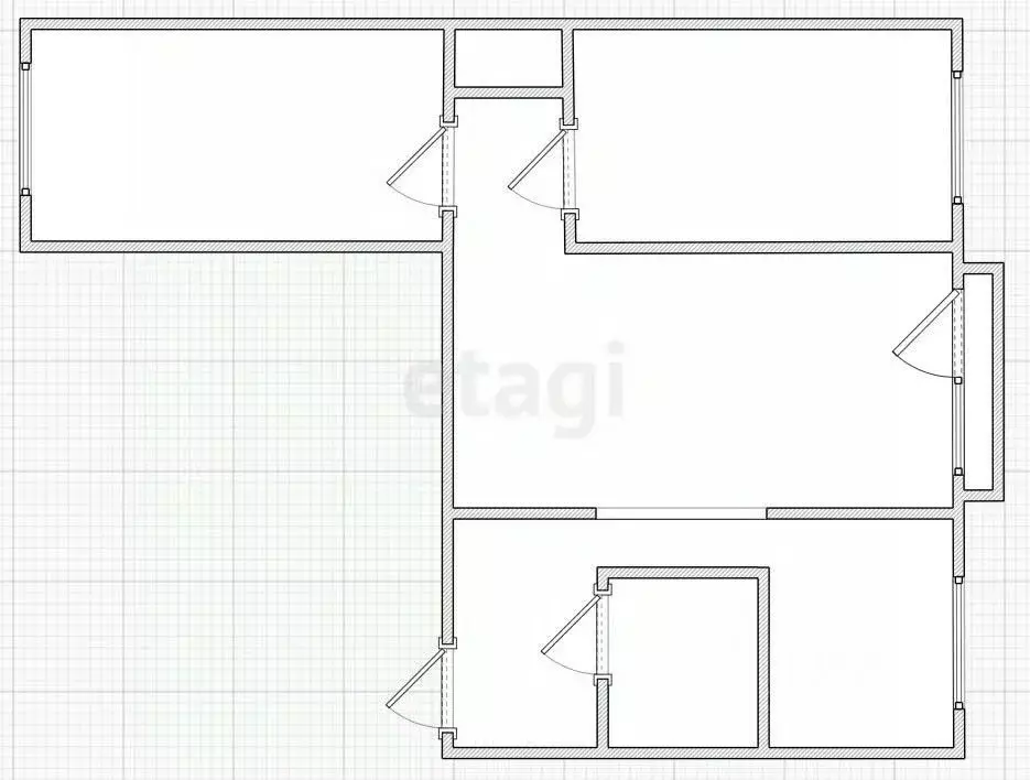 3-к кв. Приморский край, Артем ул. Фрунзе, 40 (55.6 м) - Фото 1