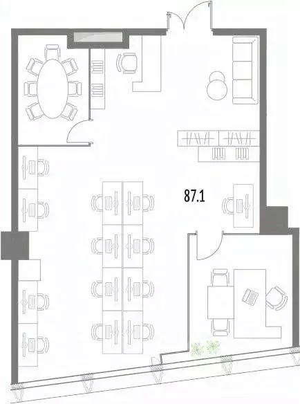 Помещение свободного назначения в Москва 48-й кв-л,  (87 м) - Фото 1