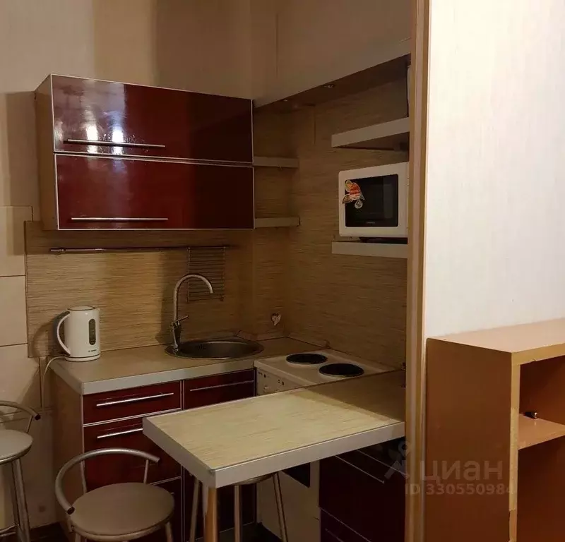 Студия Иркутская область, Иркутск Университетский мкр, 25 (20.0 м) - Фото 1