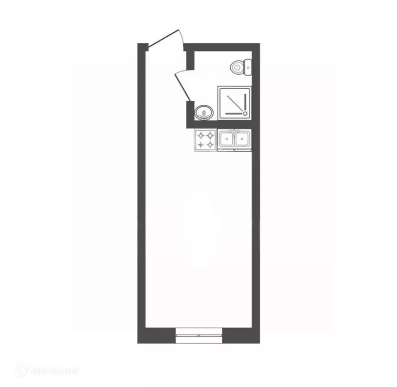 Продаётся квартира-студия, 29.3 м - Фото 1