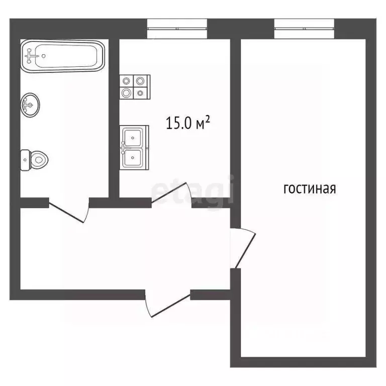 2-к кв. Московская область, Котельники проезд 2-й Покровский, 4к2 ... - Фото 1