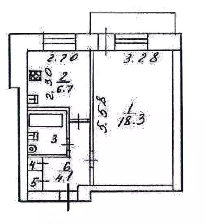 1-к кв. Кировская область, Киров Советская ул., 73 (33.3 м) - Фото 2