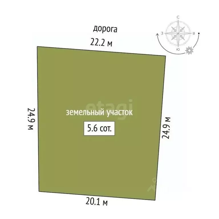 Участок в Ростовская область, Аксайский район, Щепкинское с/пос, пос. ... - Фото 2