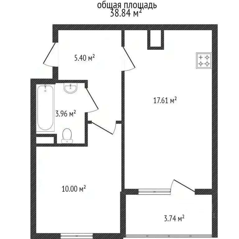 2-к кв. Свердловская область, Нижний Тагил ул. Жуковского, 9 (44.6 м) - Фото 1
