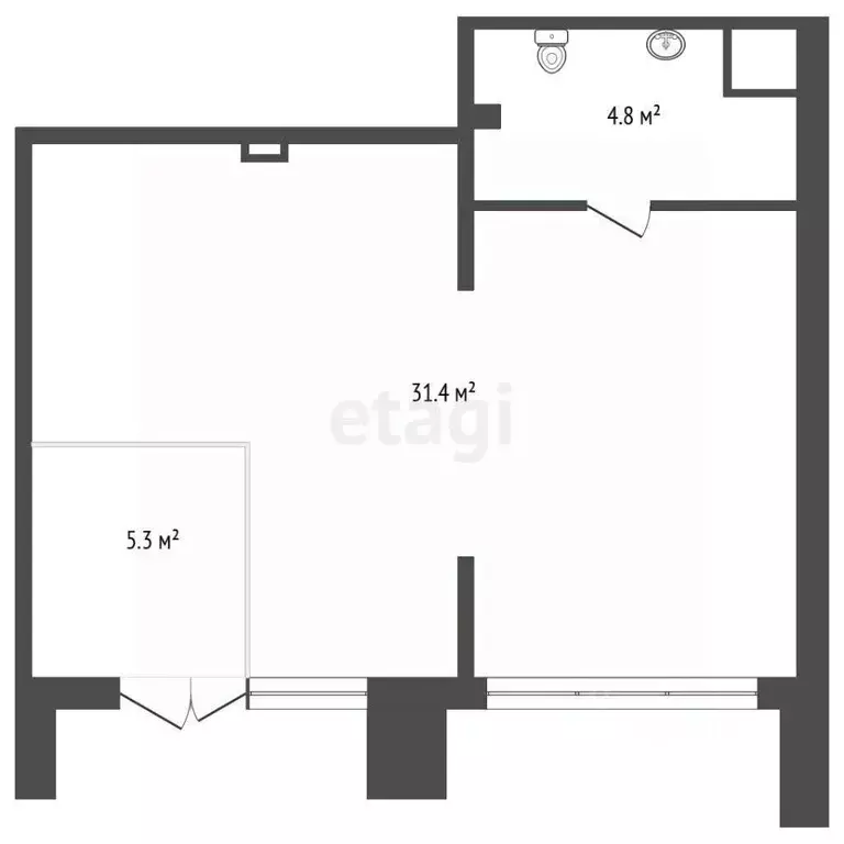 Помещение свободного назначения в Тюменская область, Тюмень проезд ... - Фото 1