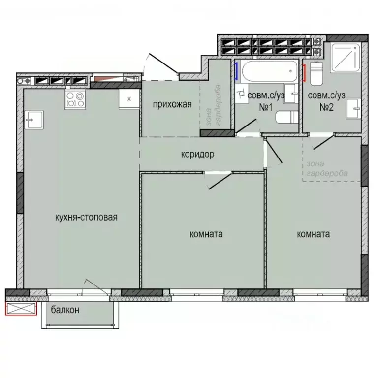 2-к кв. Удмуртия, Ижевск Культбаза жилрайон, 8-й мкр, Ежевика жилой ... - Фото 0