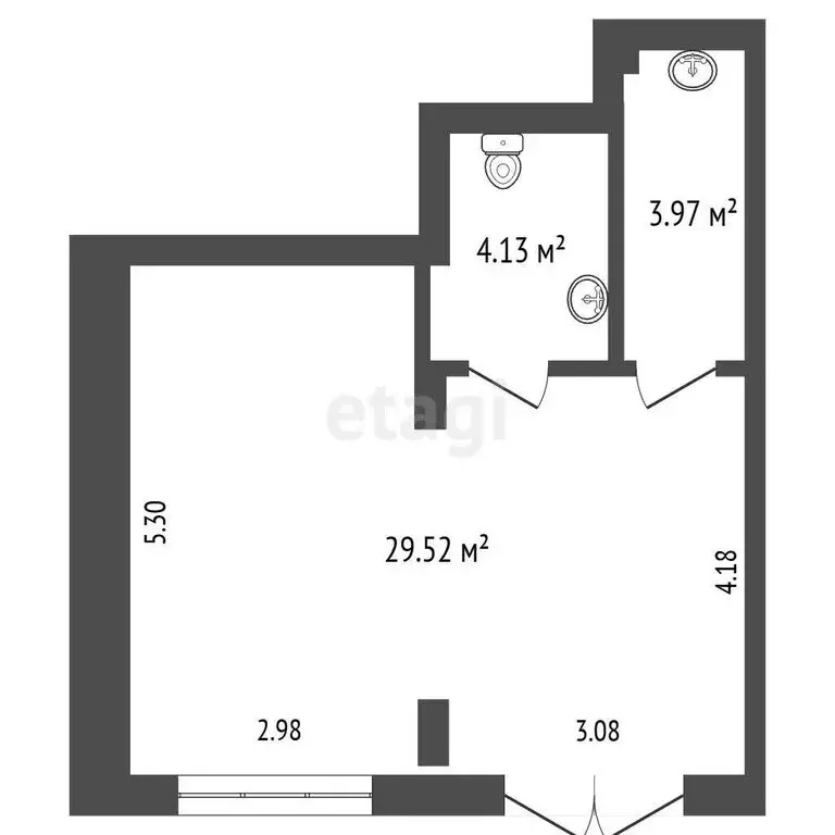 Помещение свободного назначения (37.62 м) - Фото 1