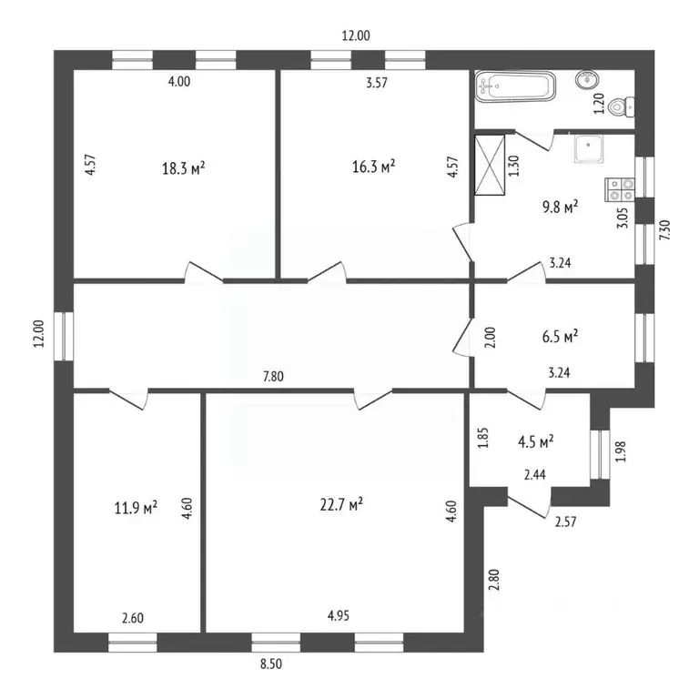 Дом в Белгородская область, Ракитянский район, Бобравское с/пос, с. ... - Фото 2