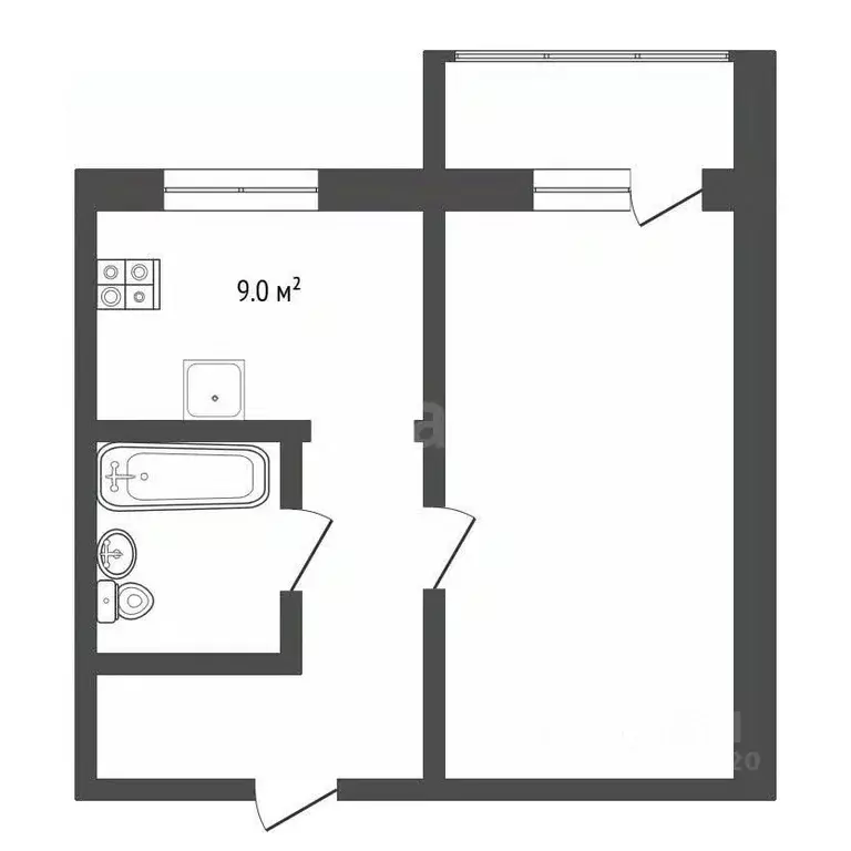 Комната Ярославская область, Ярославль ул. Труфанова, 21к4 (20.0 м) - Фото 0